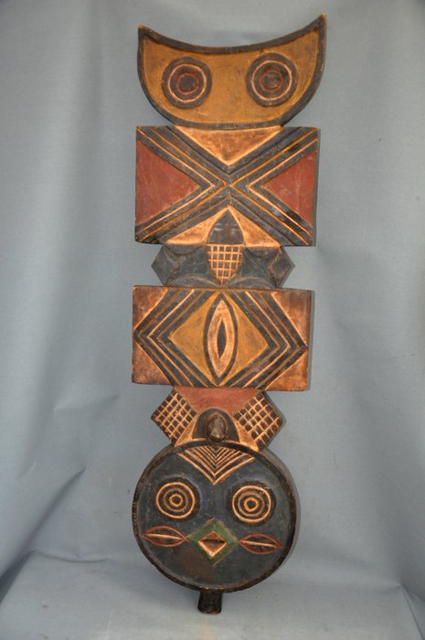 Large wooden plank mask - BWA - Burkina Faso - Catawiki