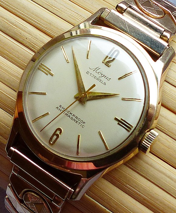 MÖGUS 21 joias - relógio de pulso para homem - dos anos 60 - peça de coleção muito rara