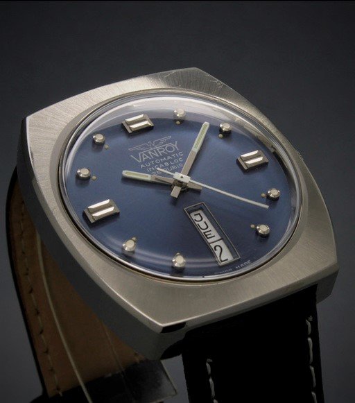 Vanroy Swiss made automatique-montre homme-années 60/70-NOS
