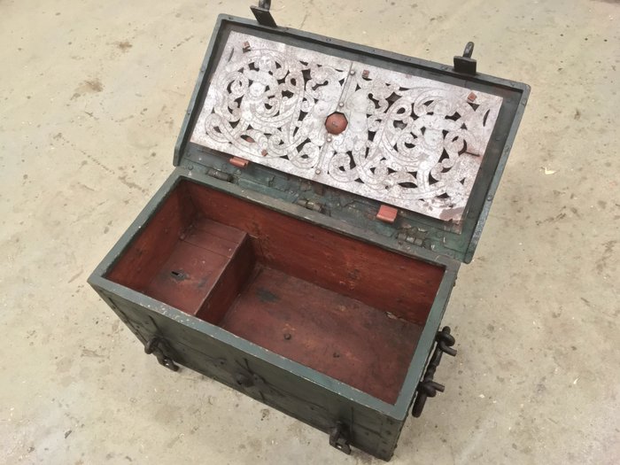 Iron money box-so called Armada Chest-Germany-17th century