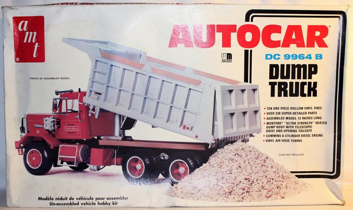 Details about   Model Truck Parts AMT Autocar DC-9964B Dump Truck Air Tanks 1/25