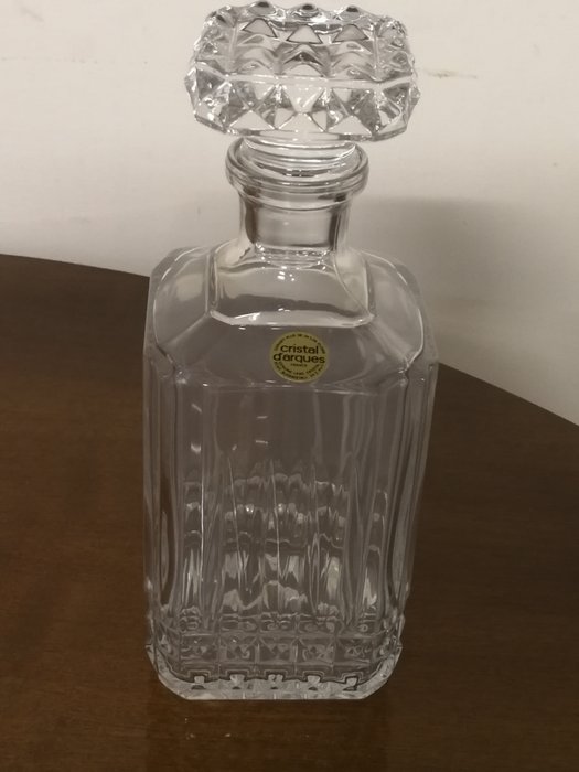 Whisky decanter -France - Cristal d'Arques - heavy crystal, 3.5 kg - exceptional condition