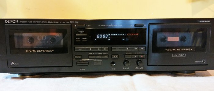 Double deck cassette denon DRW-660 autoreverse - Catawiki
