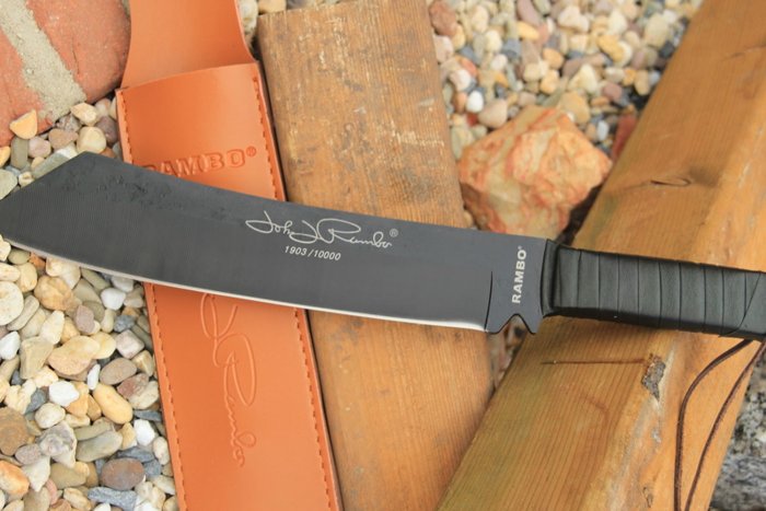 Official John Rambo "Signature Edition" and "Numbered Edition " Machete Knife - Rambo IV 