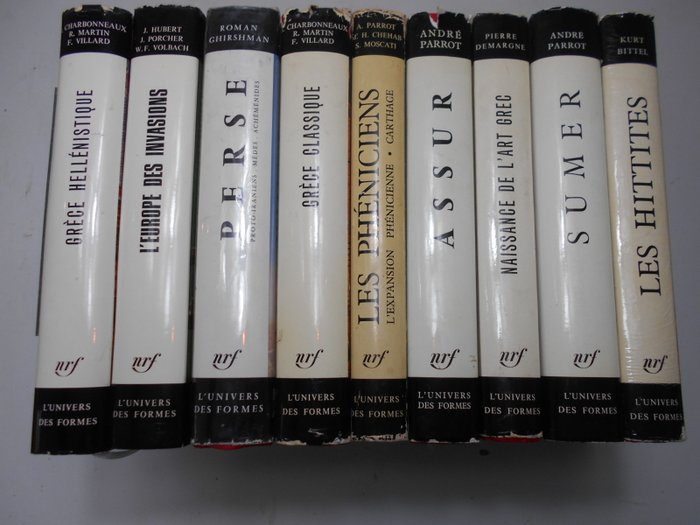 L'Univers des Formes (Collection Dirigée par André Malraux) - 9 volumes - 1960/1980