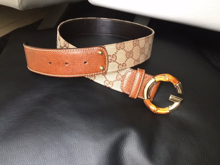 Gucci Bamboo - Women's belt in monogram 