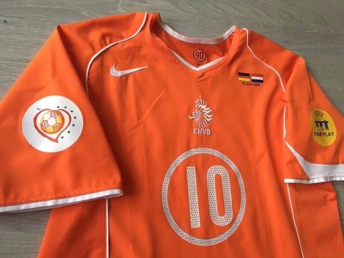 Legendary Shirt Dutch National Football Team Euro 2004 - The Netherlands vs. Germany - Ruud Van Nistelrooy