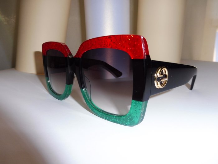 red black and green gucci sunglasses