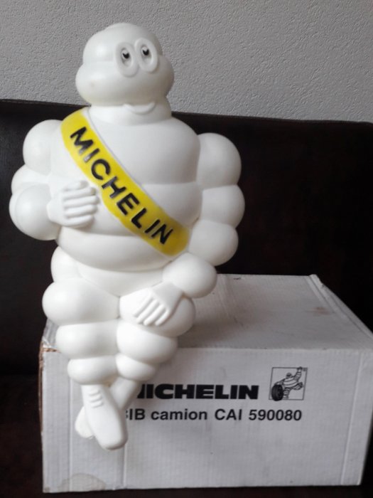 Michelin Bibendum - original figure in original box with lighting - 48 cm