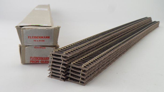 Fleischmann H0 - 6106 - Flexible profi rails, 13 pieces length 800mm