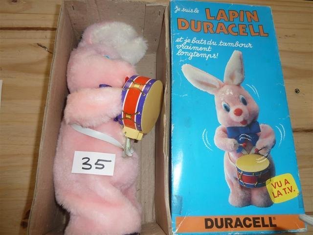Duracell - Rabbit at the drum in its box (1970 - 1980)
