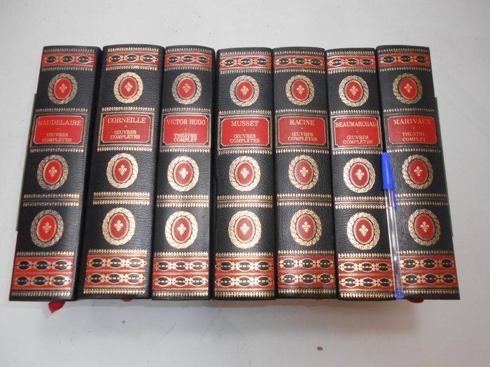 Lot of 7 volumes 'Oeuvres complètes' d'Edtions Famot, Genève - 1975/1976