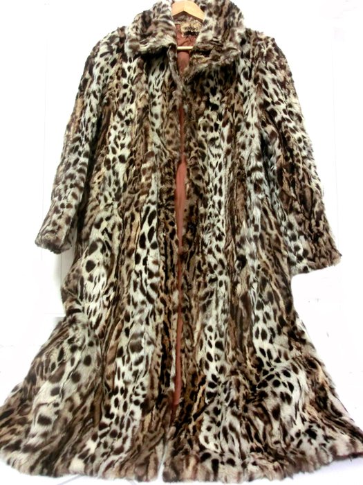 Valentino Pelle - vintage ocelot fur coat (Leopardus Pardalis) with cites