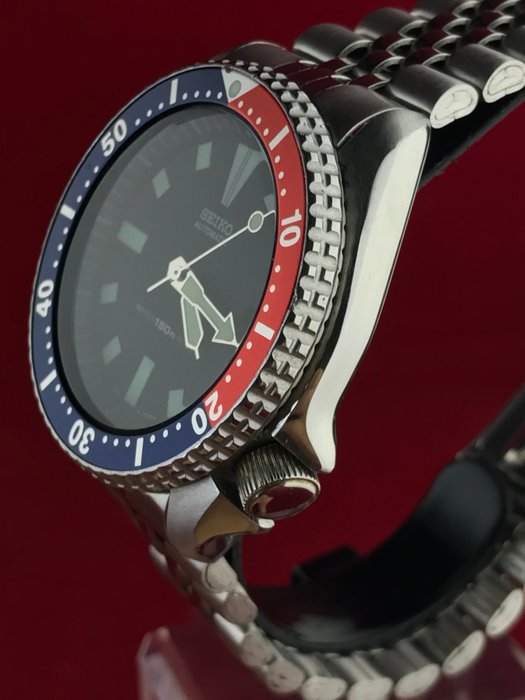 Seiko Diver Scuba 7002 Pepsi men's wristwatch 150 m. - Catawiki