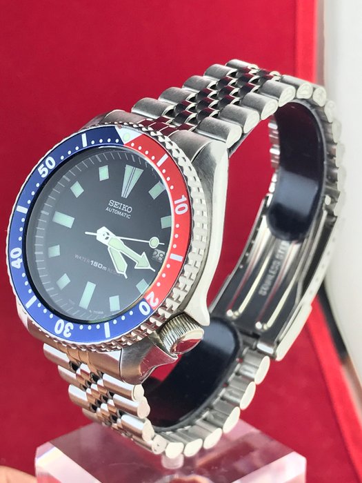 Seiko Diver Scuba 7002 Pepsi men's wristwatch 150 m. - Catawiki