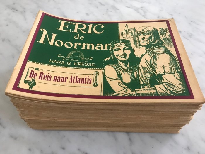 H.G. Kresse - Eric de Noorman - Vlaamse reeks - 25 delen - (1948/1950)