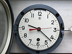 Original Russian CCCP Navy research submarine clock - April 1975