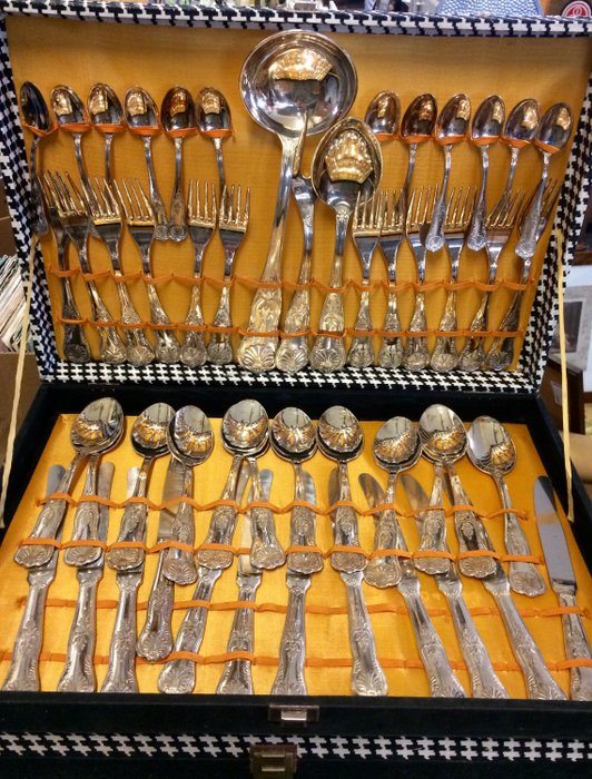 Vintage silver plated cutlery set - silver title 800/1000