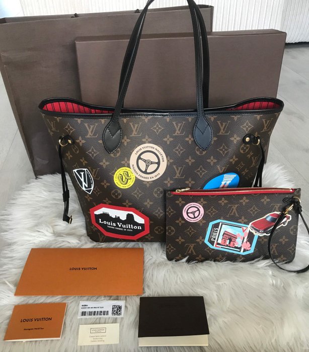 Louis Vuitton - Neverfull MM World Tour - Limited Edition - Catawiki