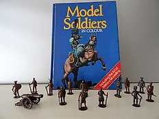 14 massive metal warriors + cannon and booklet on the art of military modelling