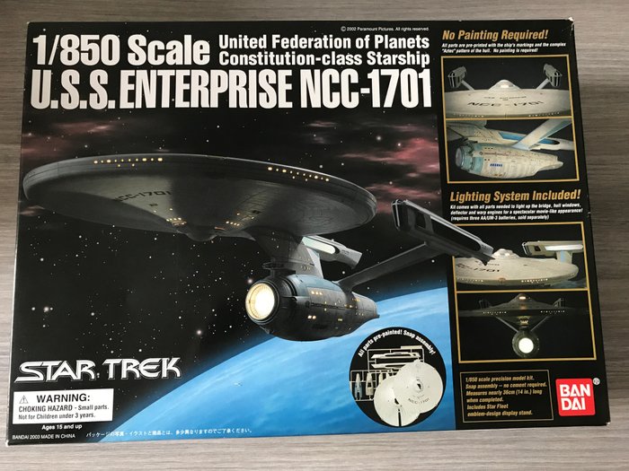USS Enterprise NCC-1701-B Star Trek Metall Raumschiff Modell Diecast neu