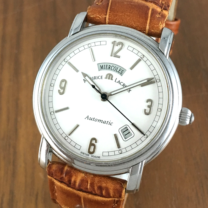 Maurice Lacroix Pontos Day Date Automatic - Men´s Watch - Catawiki