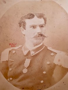 Foto da collezione 1879 - Tenente aiutante maggiore nel reggimento di cavalleria Piemonte Reale