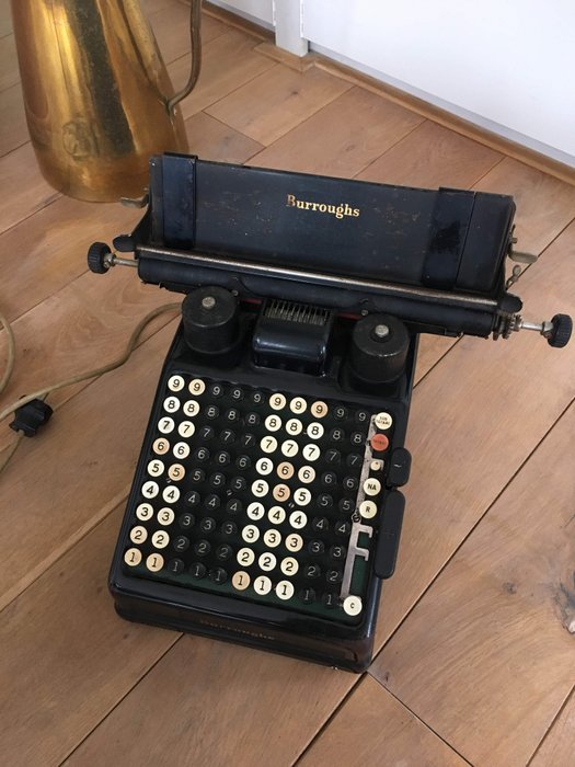 Burroughs vintage portable adding machine