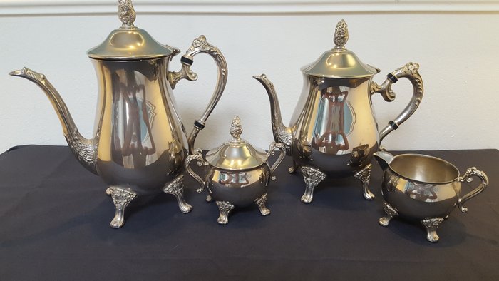 Vintage Silver Plate Coffee Set, Tea Set, Leonard Silver EPNS A1 - Catawiki