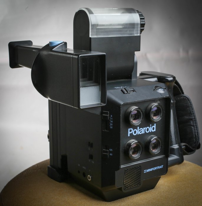 Polaroid Miniportrait 403 Studio Express + Ormaf Polaroid Thermoback Filmholder