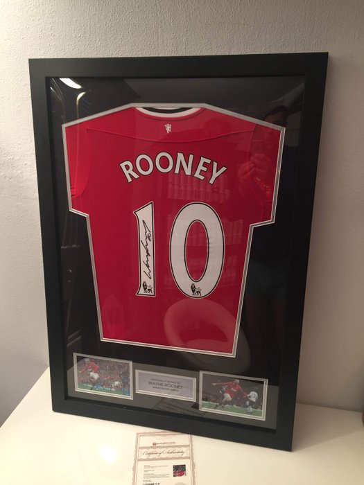 Wayne Rooney Signed Manchester United Shirt Deluxe - No Reserve price !