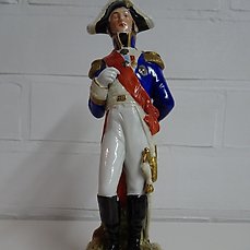 RARE version Scheibe Alsbach porcelain figurine of Napoleon marshal NEY 