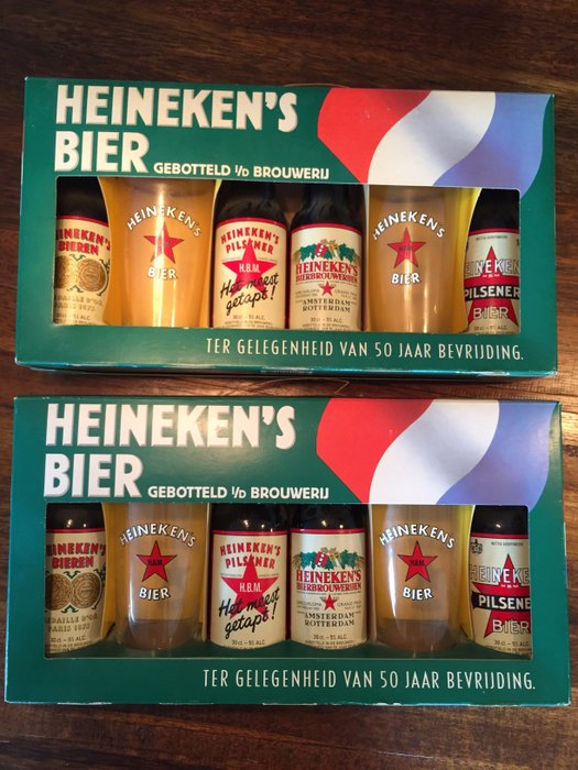 Limited Edition : Heineken's Bier Gebotteld I/D Brouwerij Ter Gelegenheid van 50 Jaar Bevrijding - 5 mei 1995