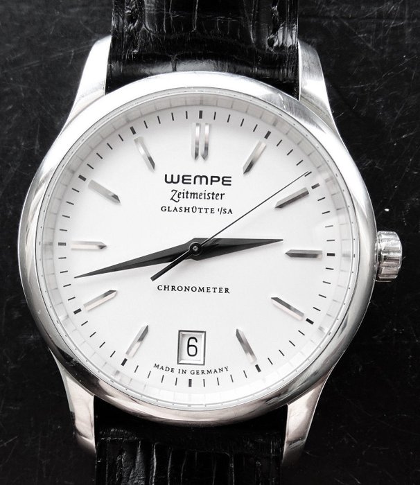 Wempe Zeitmeister Glashütte chronometer elegant automatic men's wristwatch 2015