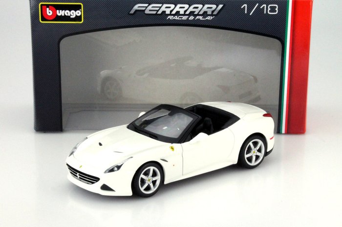 Bburago Ferrari California Opened Top White 1/18 