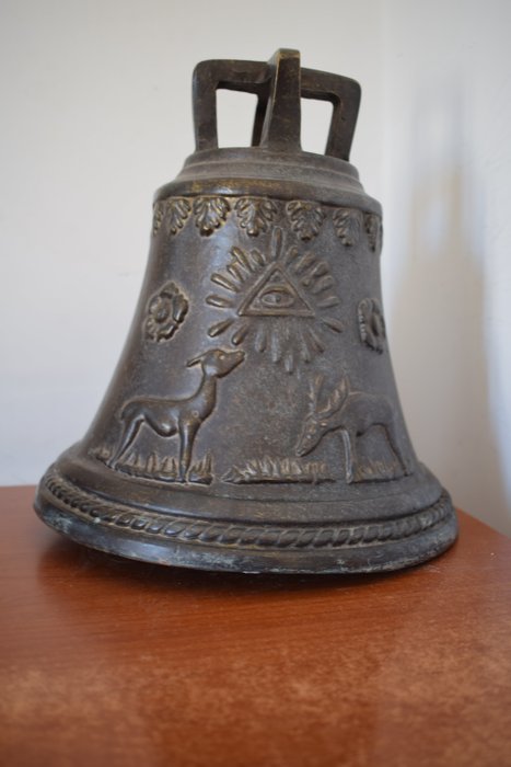 Masonic bronze bell - Italy - 20th century