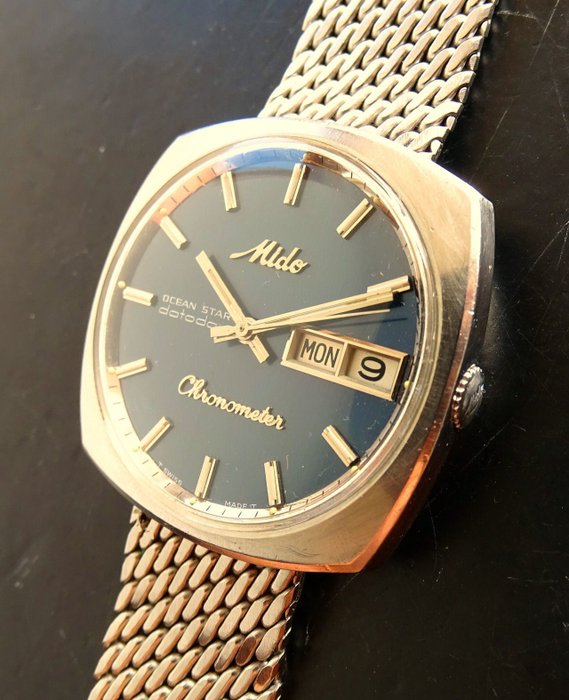 Mido OCEAN STAR Datoday chronometer 5519 vintage automatic men's wristwatch 1968