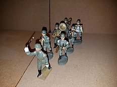 Lineol, Elastolin, etc. Wehrmacht musicians.