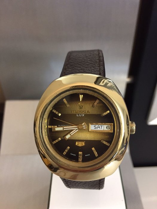 tressa lux 25 automatic 21 jewels gent wrist watch 1960`s - 1970`s