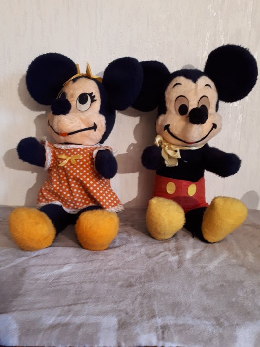 vintage mickey mouse stuffed doll
