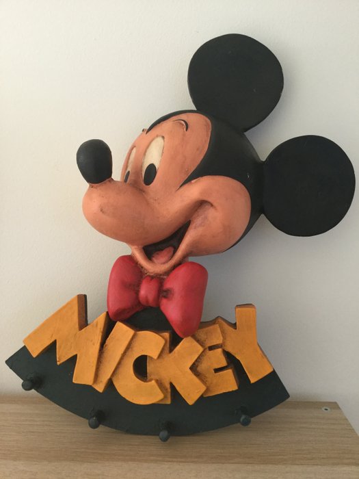 Disney, Walt - Reliëf Kapstok - Mickey Mouse - (jaren '80/'90)