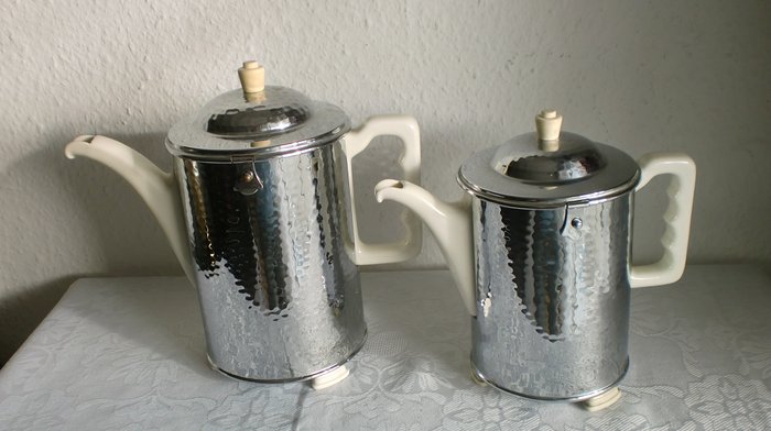 Bauscher Lizenz THERMISOL-2 x coffee pots Fürstenberg porcelain, 1.4 L, 1 L