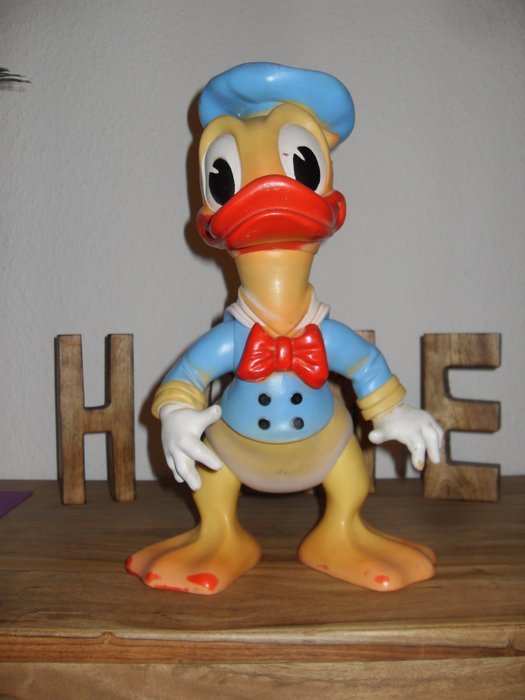 Disney, Walt rubber figure Ledraplastic Donald Duck