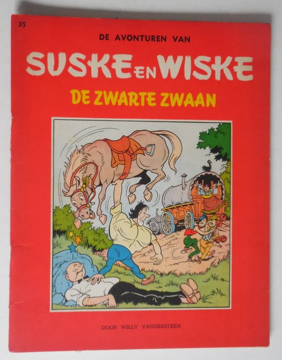 Suske en Wiske RV-35 - De zwarte zwaan - sc - 1e druk - (1959) 