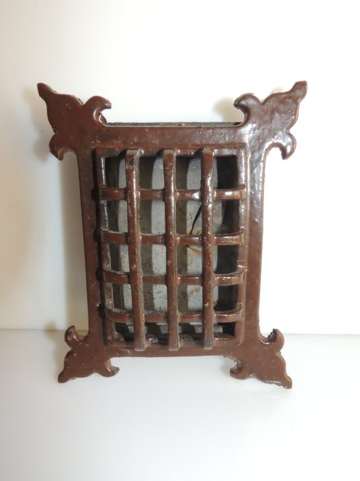 Peephole with trapdoor - wrought iron - complete - France - circa 1900