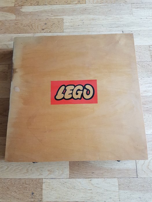 Original wooden Lego box - 1950s