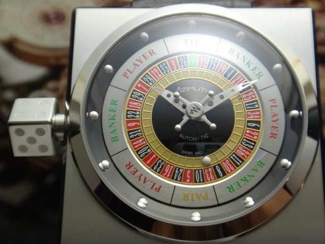 AZIMUTH SP-1 KING CASINO with 3D ROULETTE GAME - men's watch 2017 - Catawiki