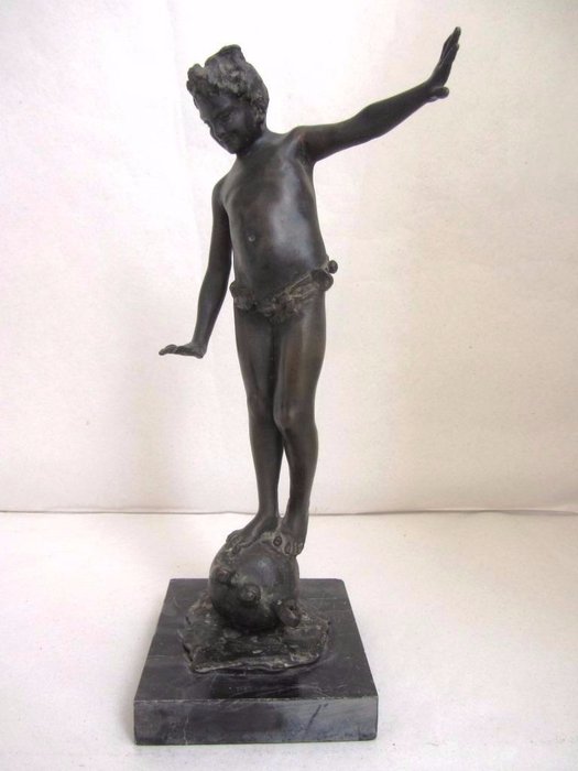 Gabriele Parente (1875-1899) - ‘The equilibrist’ - sculpture