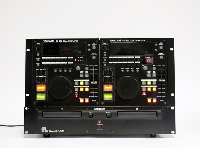 TASCAM CD-302 Professional DJ Dual CD Player