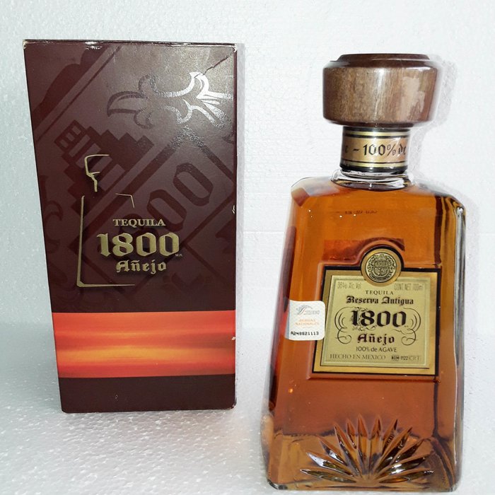 Tequila, Reserva Antigua, 1800 Añejo, Los Camichines, 1 Bottle 70Cl, 38% Alcohol